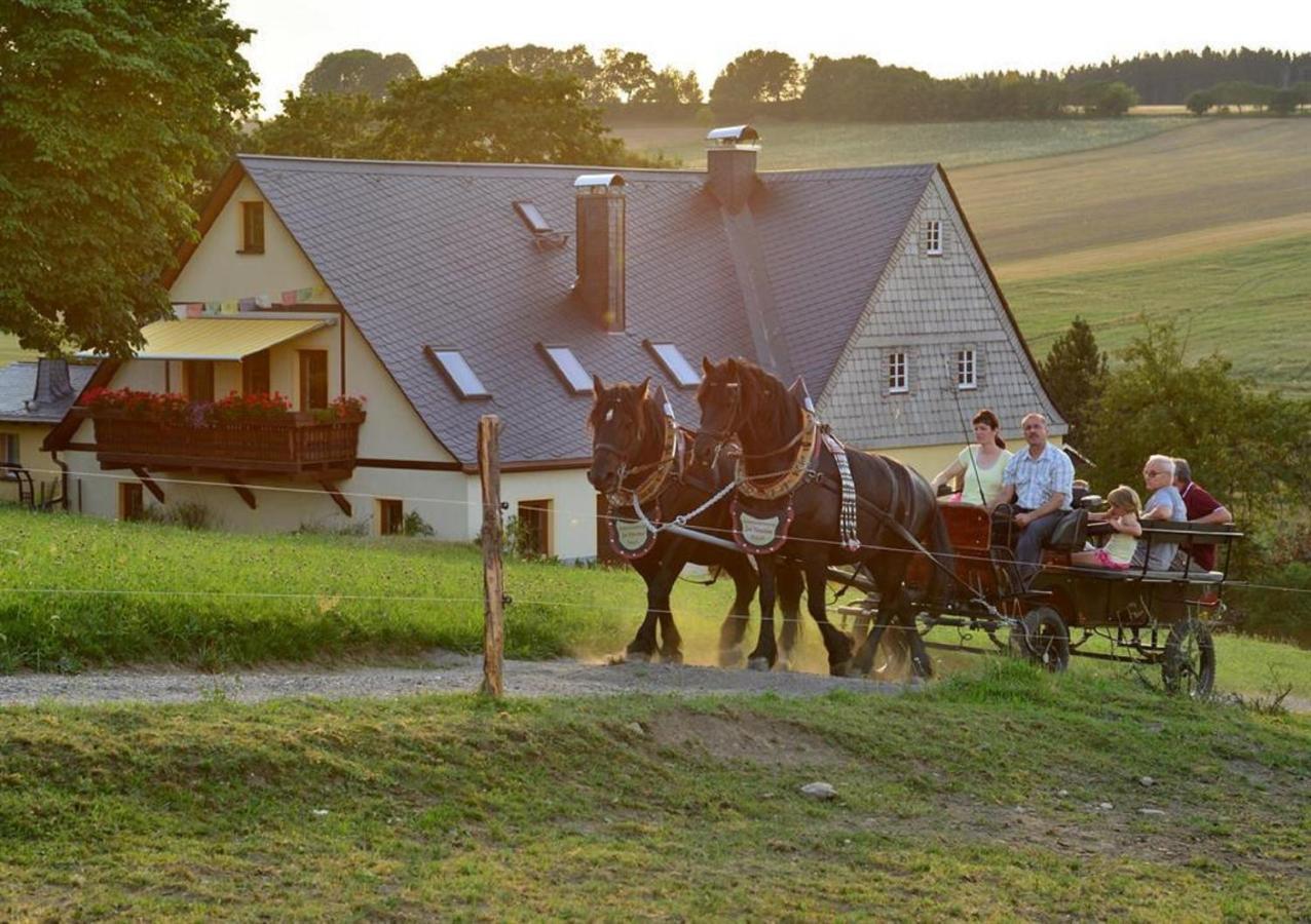 Ferienwohnung Ferienhof Kürschner Drebach Exterior foto