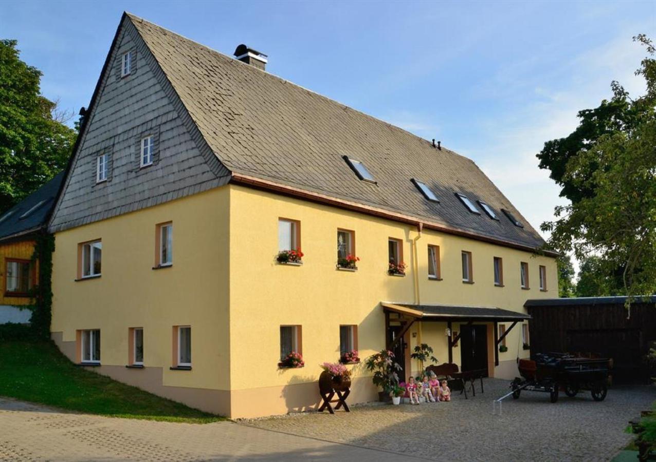 Ferienwohnung Ferienhof Kürschner Drebach Exterior foto